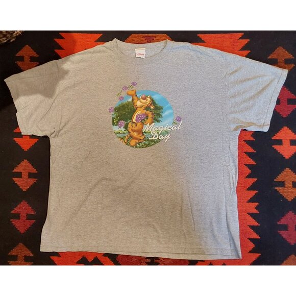 Disney Store Unisex Plus-size Tiger Magical Day Tee Shirt Gray. 2X - Picture 1 of 11